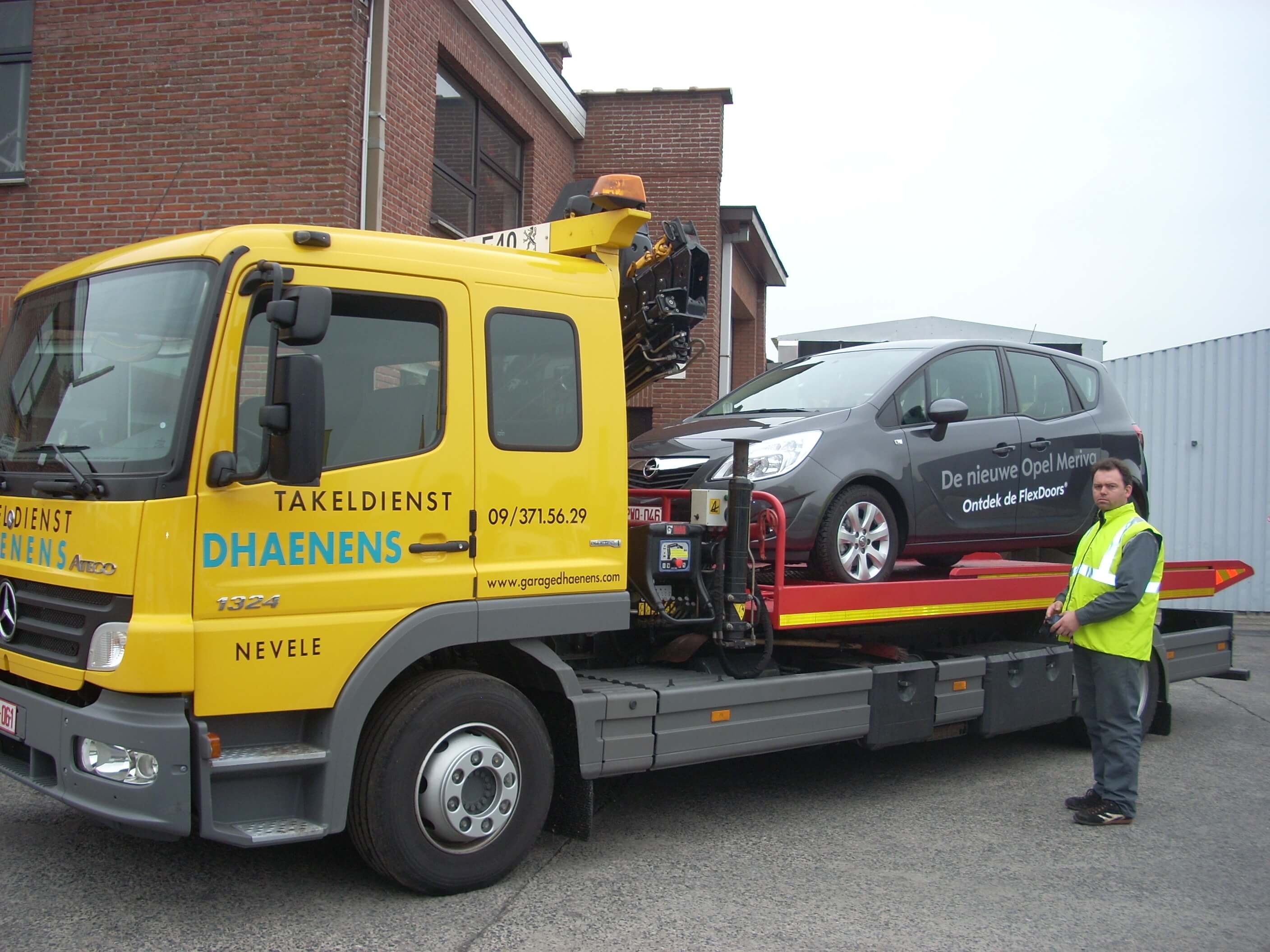 takeldiensten Antwerpen D'Haenens-Opel