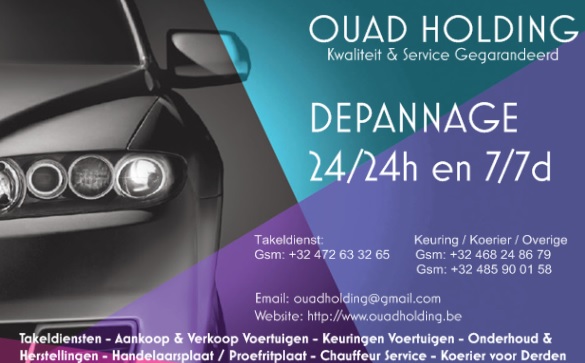 takeldiensten Eppegem OUAD TRANSPORT